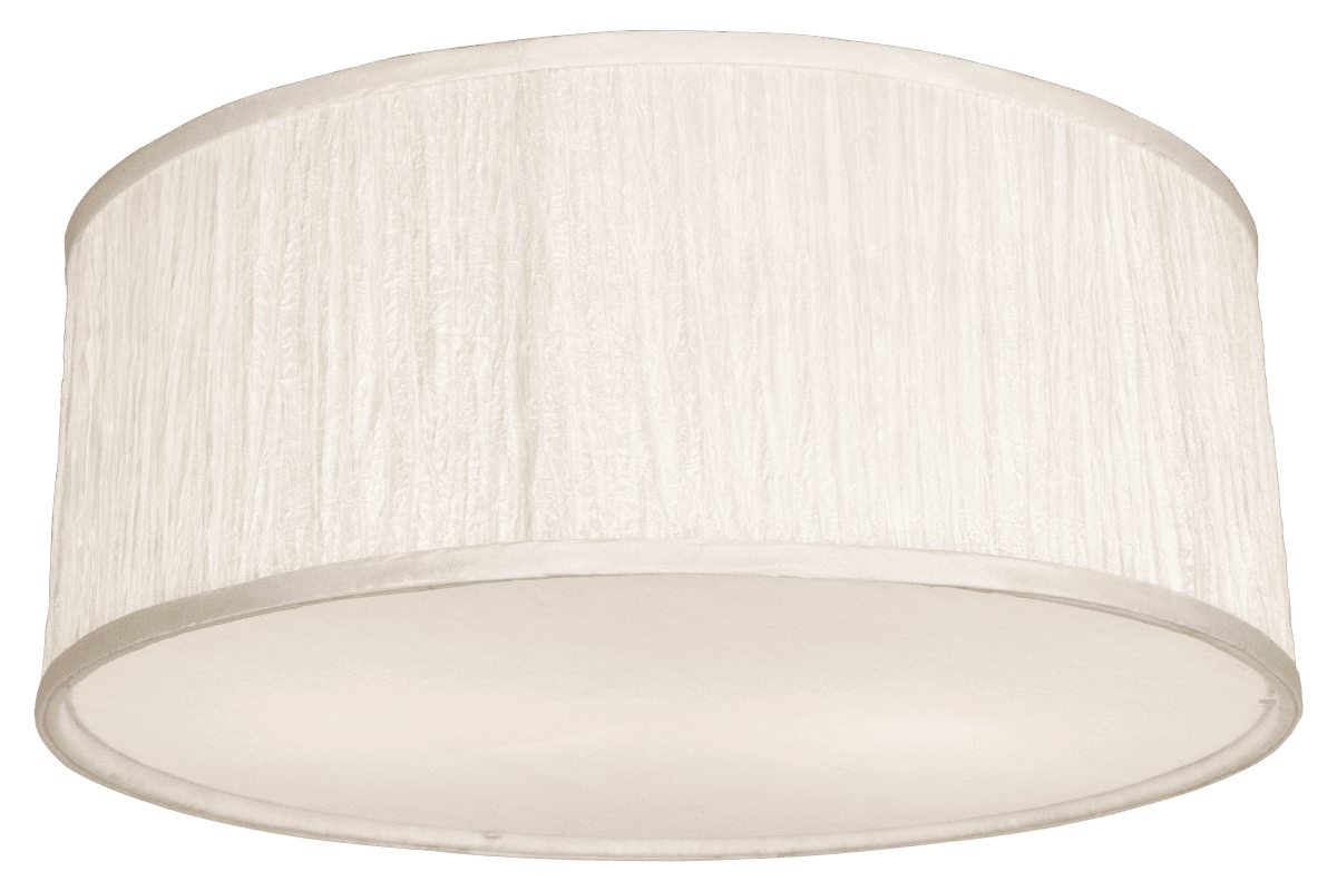 Bendir Ø38 Weiß Plissee deckenleuchte Von Aneta Lighting - Bendir ist eine Decke, die subtile Eleganz und Schlichtheit ausstrahlt.