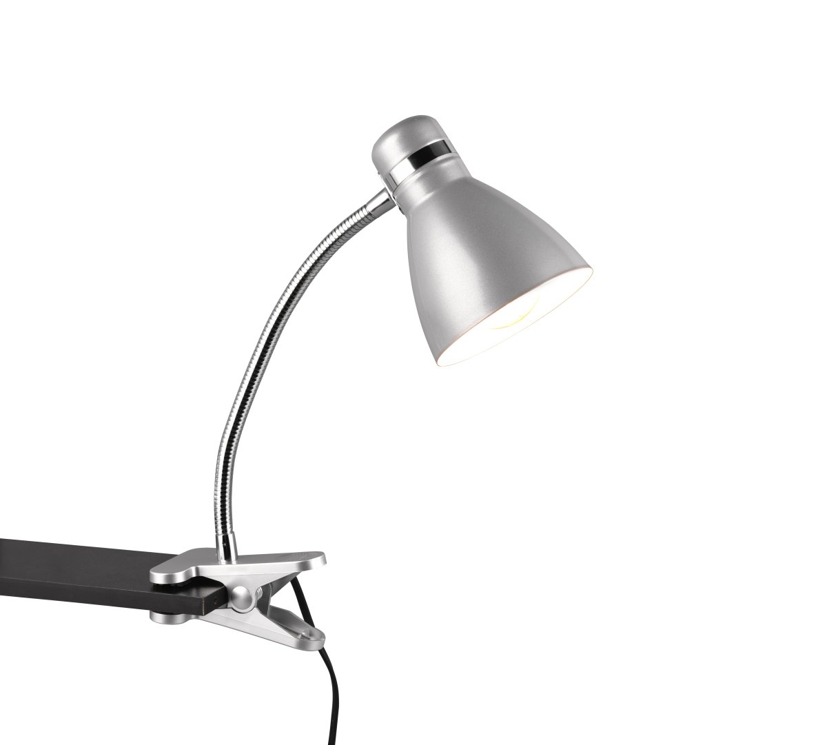 Harvey Grau klemmlampe Von Trio Lighting - Die titanfarbene Leuchte lässt sich problemlos mit unterschiedlichen Einrichtungs- und Farbkonzepten kombinieren und fügt sich harmonisch in Ihr Interieur ein.