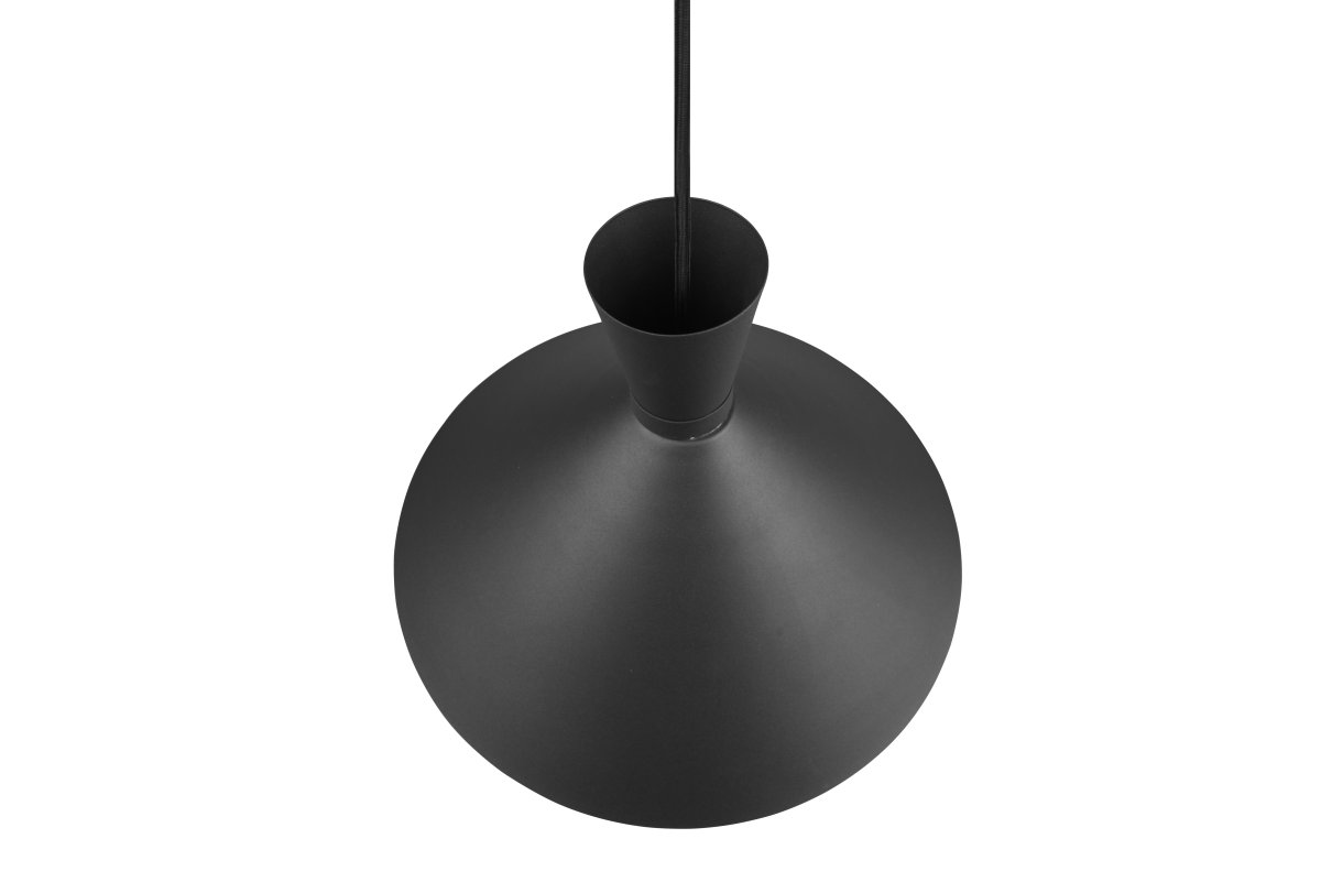Enzo Ø35 Schwarz hängelampe Von Trio Lighting - Diese moderne Leuchte eignet sich perfekt zum Beleuchten bestimmter Bereiche und passt sowohl in die Küche als auch ins Wohnzimmer.