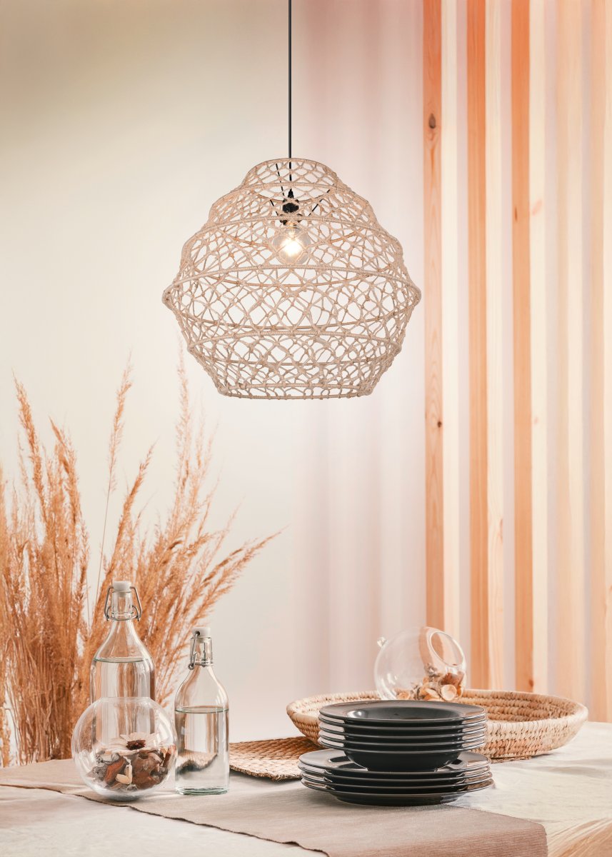 Hive Ø60 Natur hängelampe Von Trio Lighting - 
