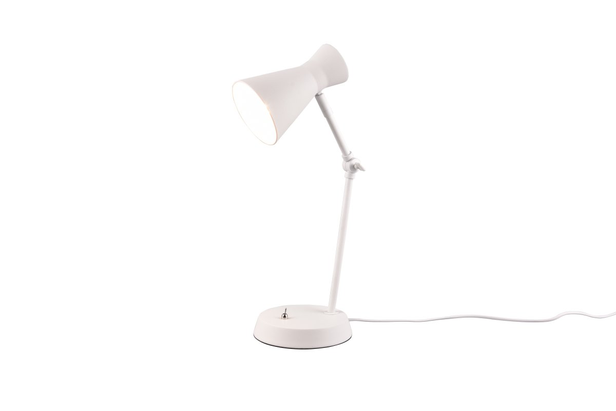 Enzo 50cm Weiß schreibtischlampe Von Trio Lighting - 