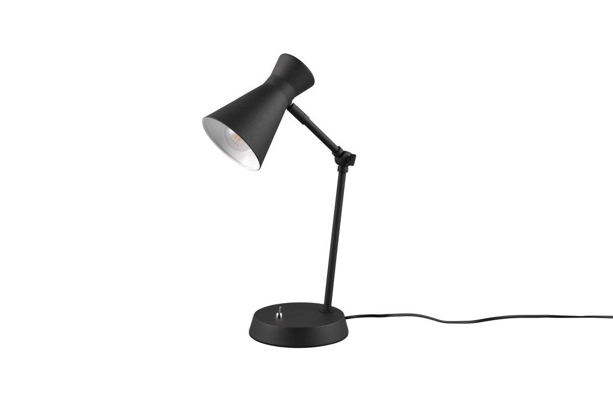 Enzo 50cm Schwarz schreibtischlampe Von Trio Lighting - 