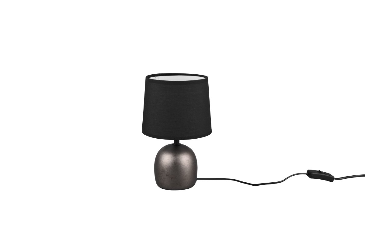 Malu 26cm Antikes Nickel tischlampe Von Trio Lighting - 