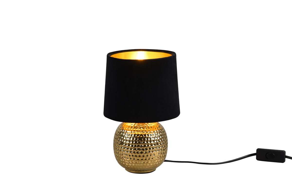 Sophia 26cm Schwarz tischlampe Von Trio Lighting - Die Tischleuchte SOPHIA hat ein modernes und auff&auml;lliges Design, das alle Blicke auf sich zieht.