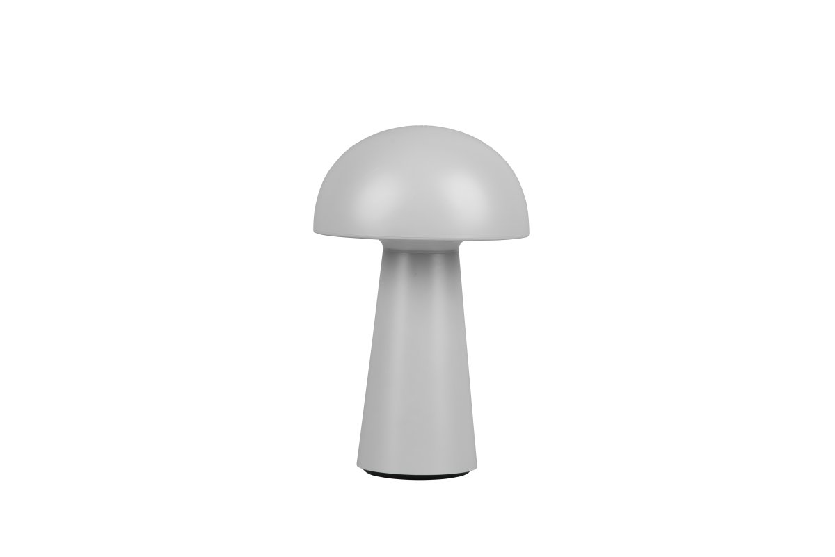Lennon 22cm Grau tragbare Von Trio Lighting - Die Tischlampe Lennon kombiniert stilvolles Design mit praktischer Funktion und ist perfekt für den Einsatz im Innen- und Außenbereich geeignet.
