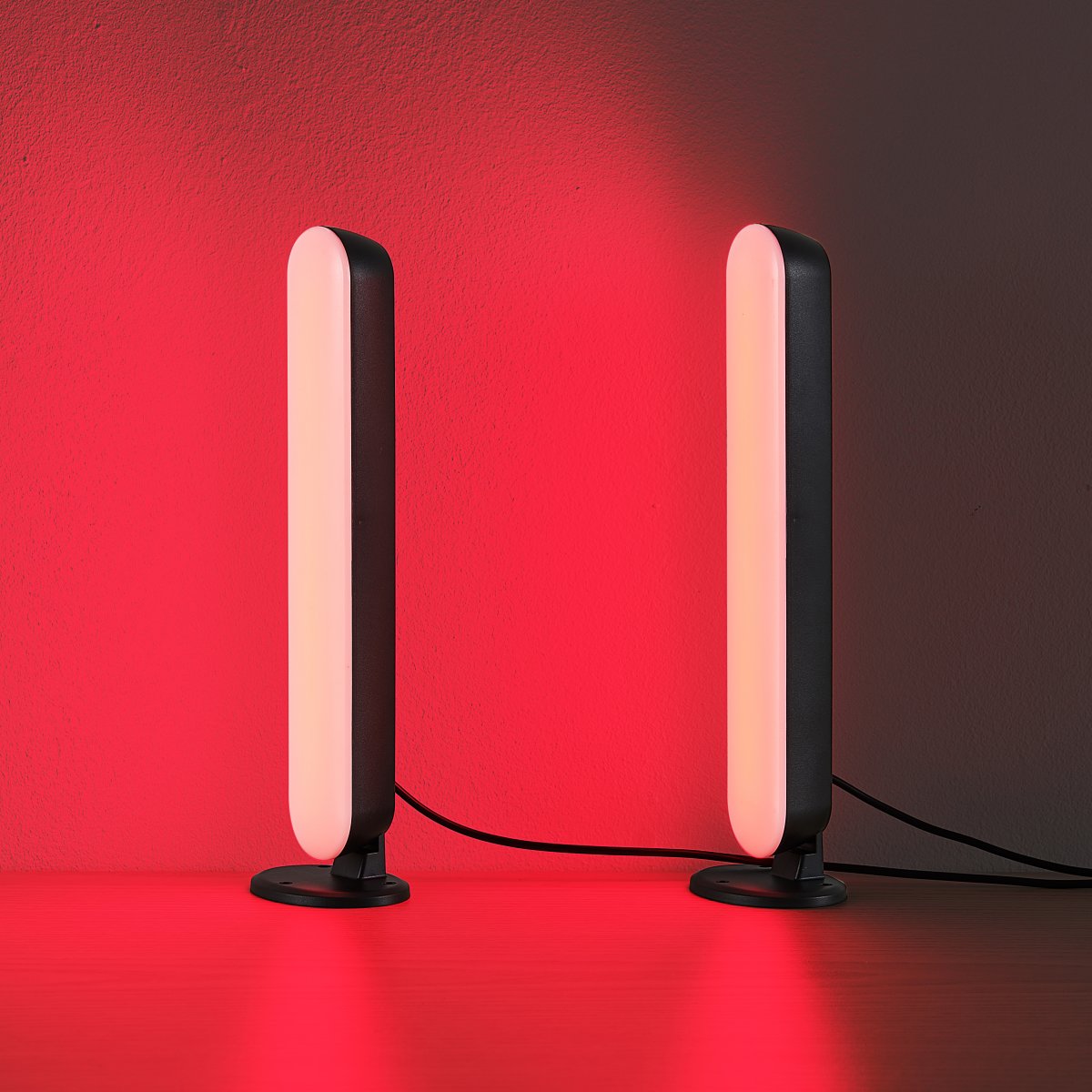 Game 28cm Schwarz tischlampe Von Trio Lighting - Umgebungsgeräusche, die die Lichteffekte mit Musik, Filmen und Spielen synchronisieren und so für ein noch intensiveres Erlebnis sorgen.
