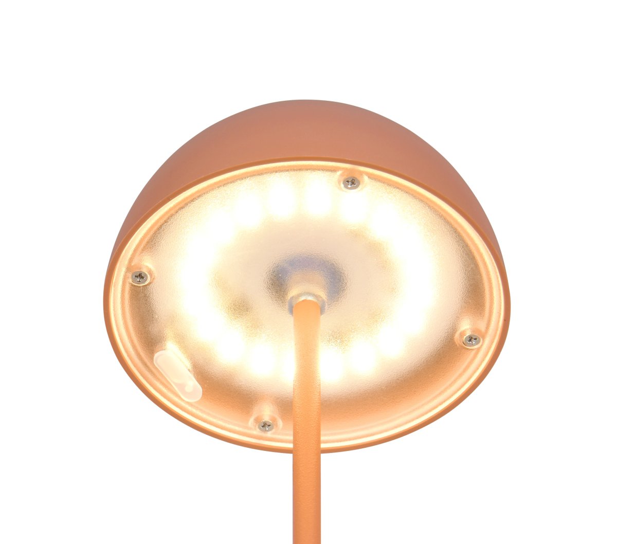 Ortiz 20cm Aprikose tragbare Von Trio Lighting - 