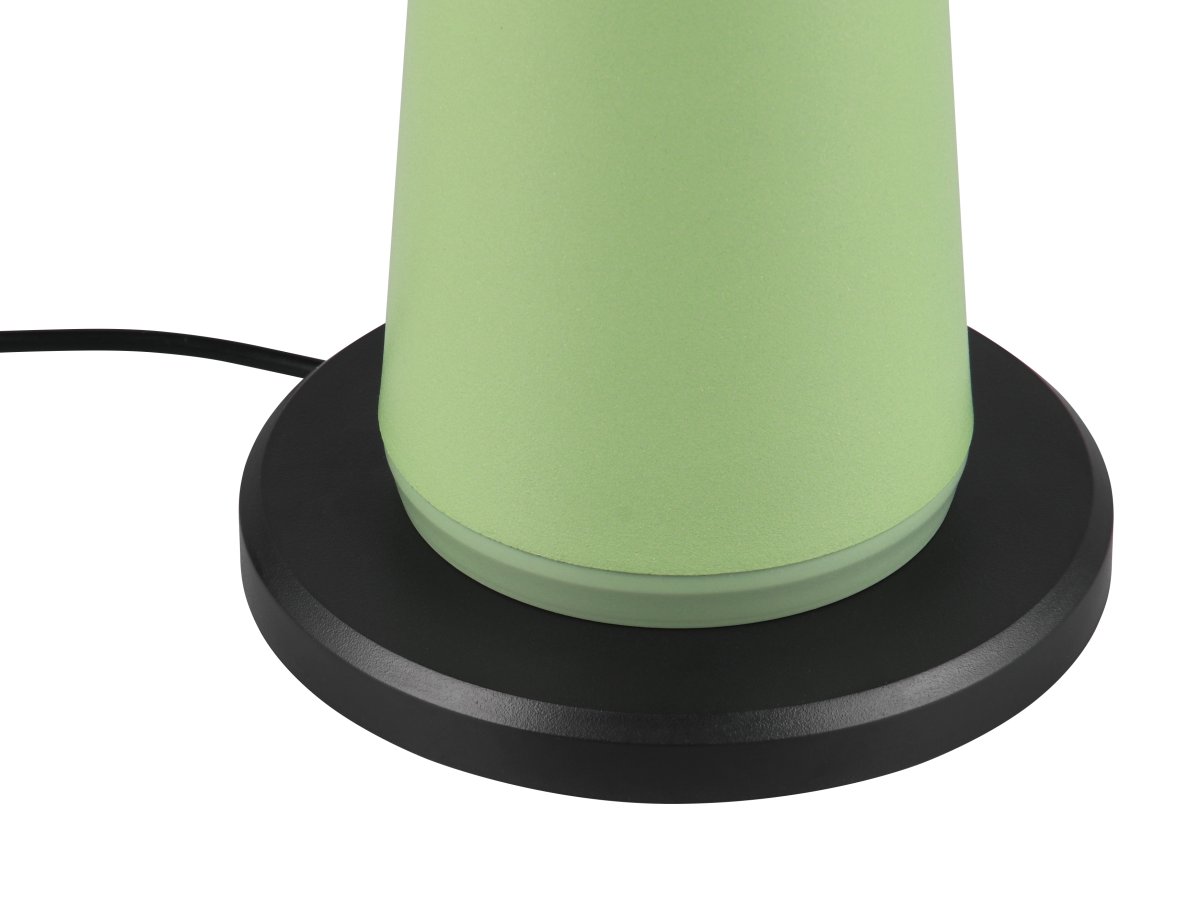 Fungo 30cm Grün tragbare Von Trio Lighting - Mit Touch-Funktion zur Dimmbarkeit und einstellbaren Lichtfarbe sowie separater Ladestation ist sie eine flexible Lichtquelle für drinnen und draußen.