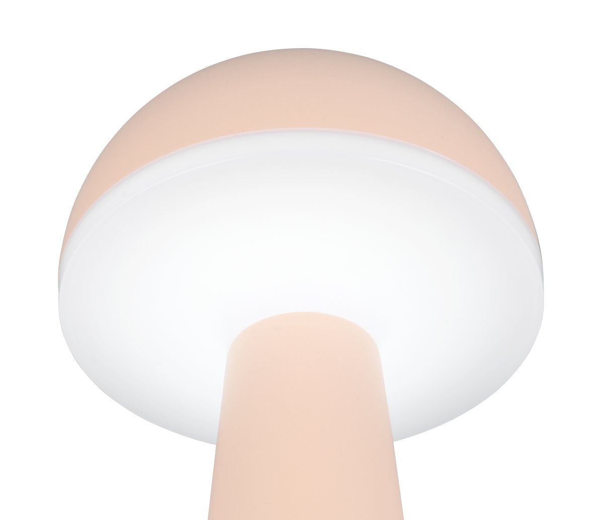 Fungo 30cm Sand tragbare Von Trio Lighting - Mit Touch-Funktion zur Dimmbarkeit und einstellbaren Lichtfarbe sowie separater Ladestation ist sie eine flexible Lichtquelle für drinnen und draußen.