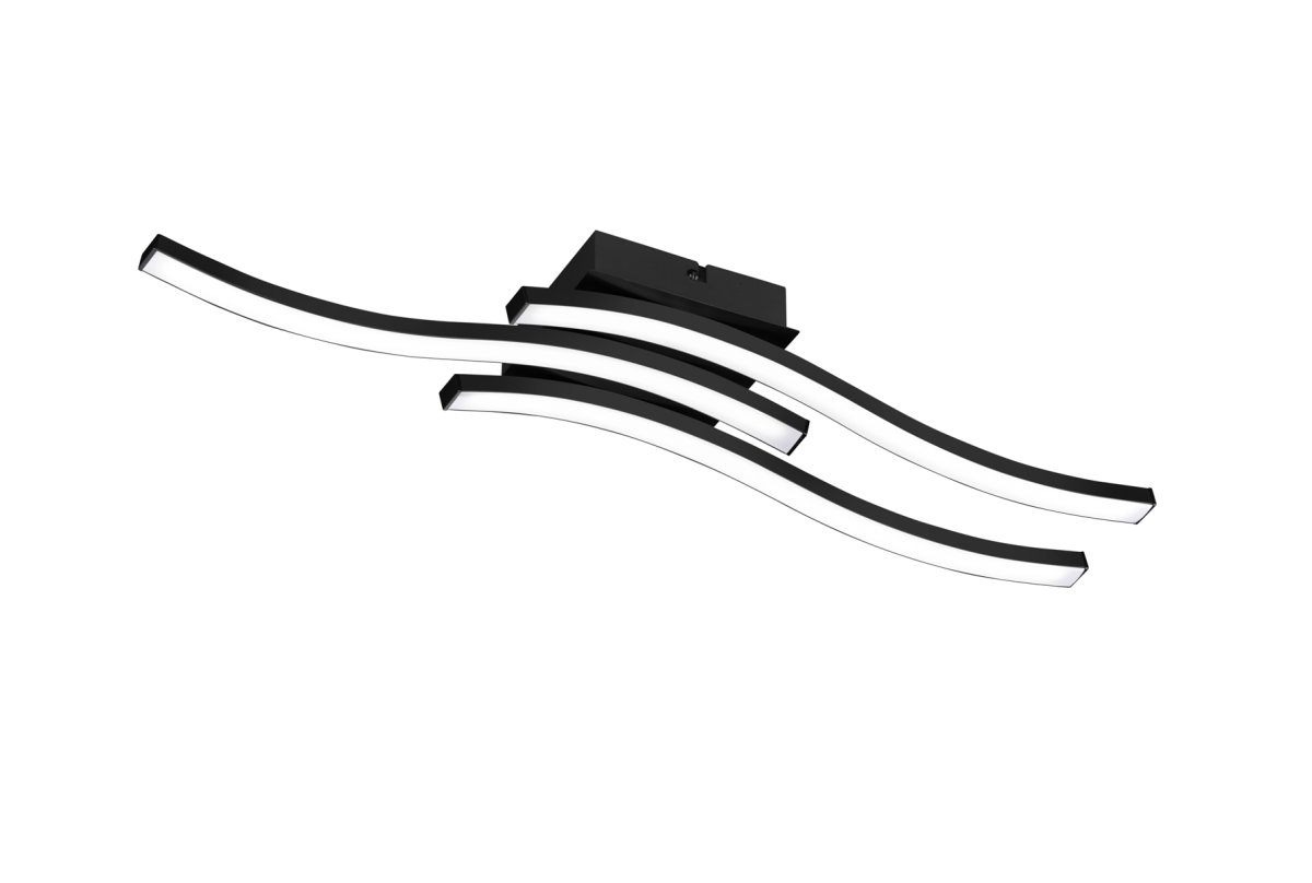 Route 56cm Schwarz deckenleuchte Von Trio Lighting - 