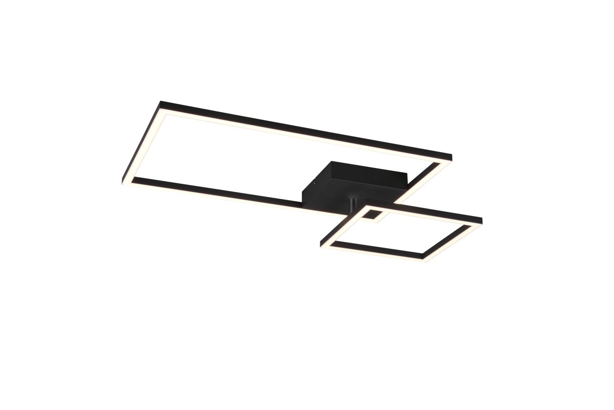 Padella 63cm Schwarz deckenleuchte Von Trio Lighting - Das elegante Design in Mattschwarz macht Padella zu einer stilvollen Erg&auml;nzung moderner Inneneinrichtungen und bietet endlose Kombinationsm&ouml;glichkeiten f&uuml;r eine anspruchsvolle und pers&ouml;nliche Note.