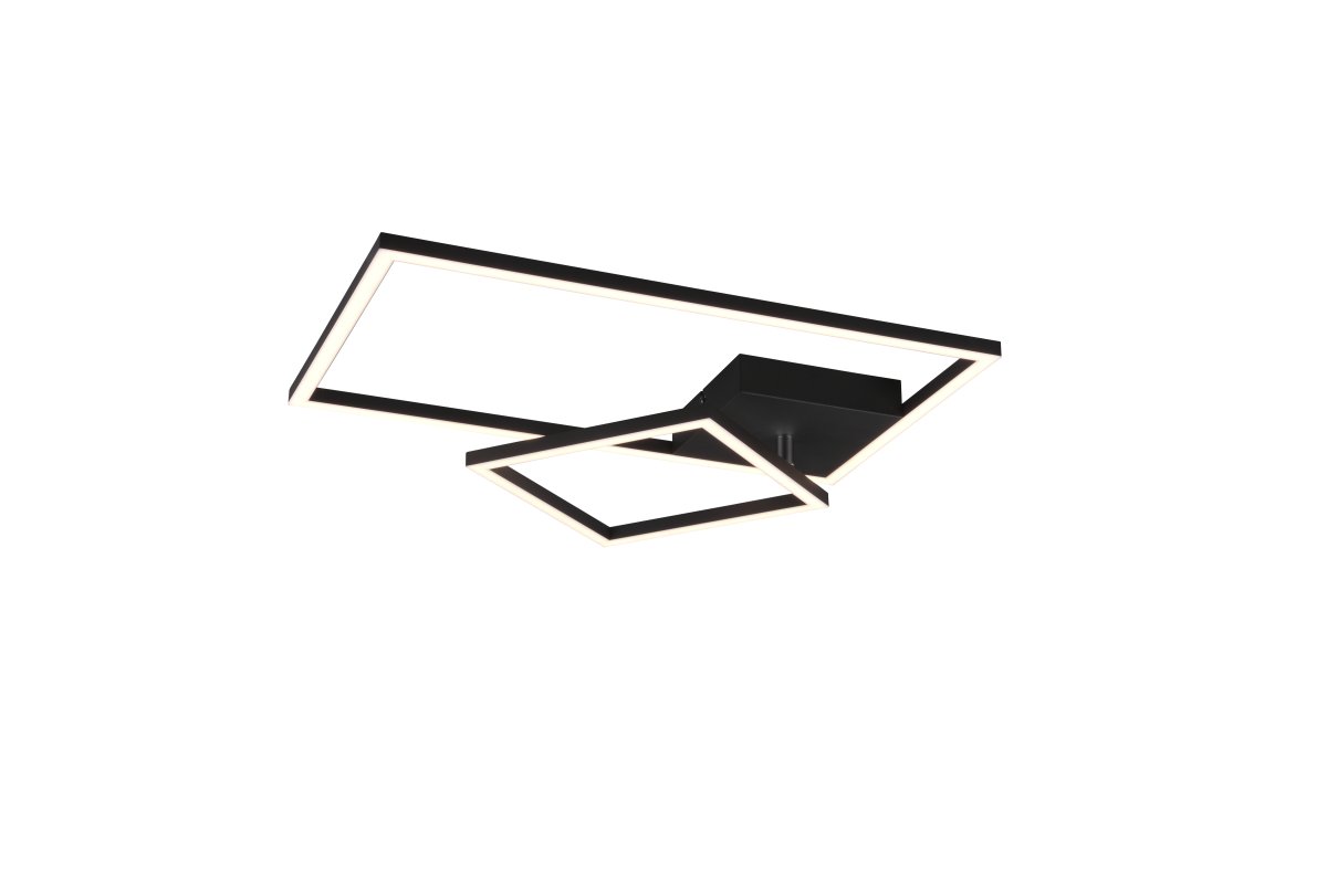 Padella 63cm Schwarz deckenleuchte Von Trio Lighting - Das elegante Design in Mattschwarz macht Padella zu einer stilvollen Erg&auml;nzung moderner Inneneinrichtungen und bietet endlose Kombinationsm&ouml;glichkeiten f&uuml;r eine anspruchsvolle und pers&ouml;nliche Note.