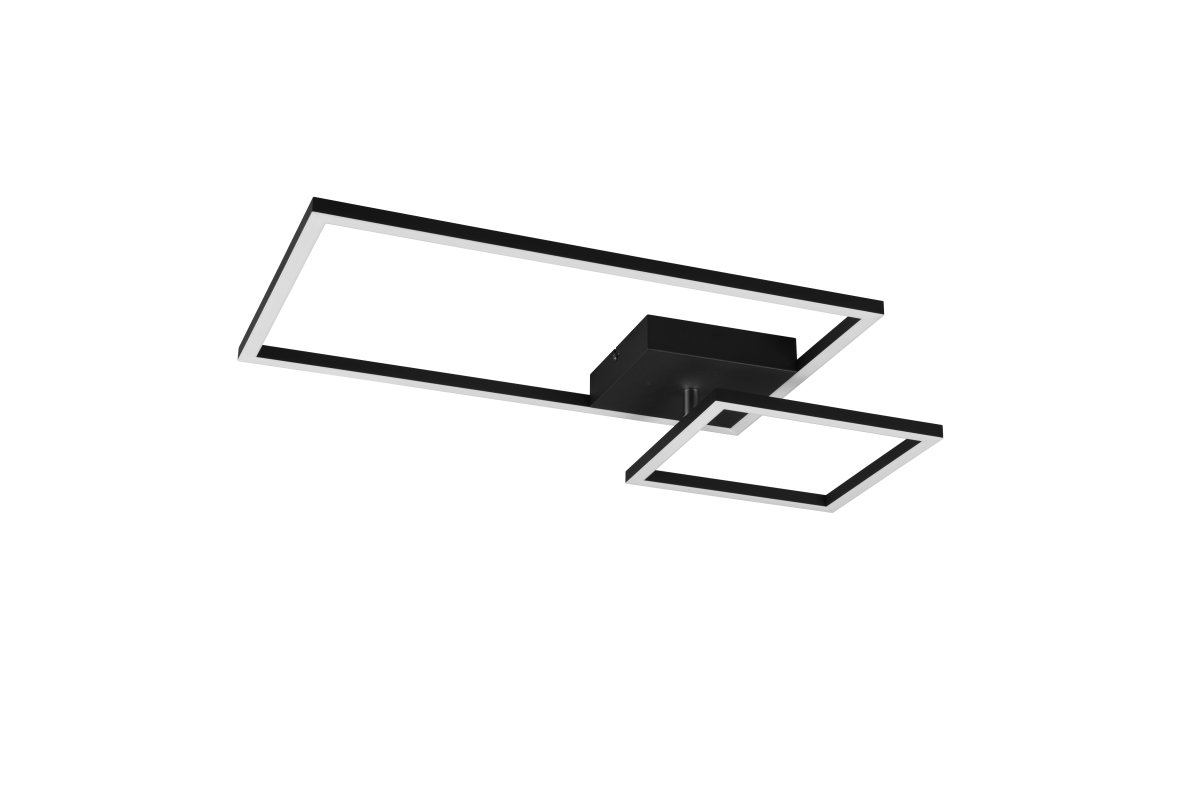 Padella 63cm Schwarz deckenleuchte Von Trio Lighting - Das elegante Design in Mattschwarz macht Padella zu einer stilvollen Erg&auml;nzung moderner Inneneinrichtungen und bietet endlose Kombinationsm&ouml;glichkeiten f&uuml;r eine anspruchsvolle und pers&ouml;nliche Note.