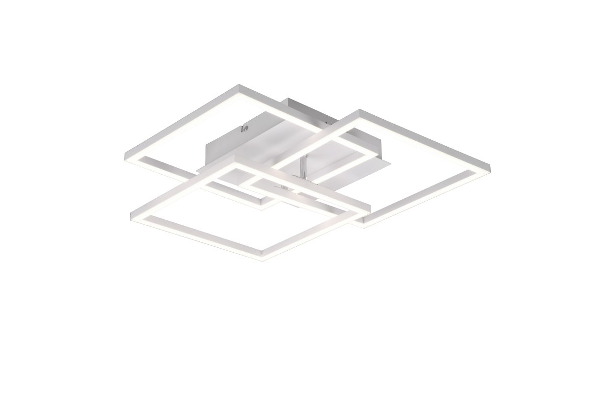 Mobile 42cm Weiß deckenleuchte Von Trio Lighting - Mobile ist ein Lichtobjekt in geometrischen Formen, das ein stilvolles Statement an der Wand setzt.