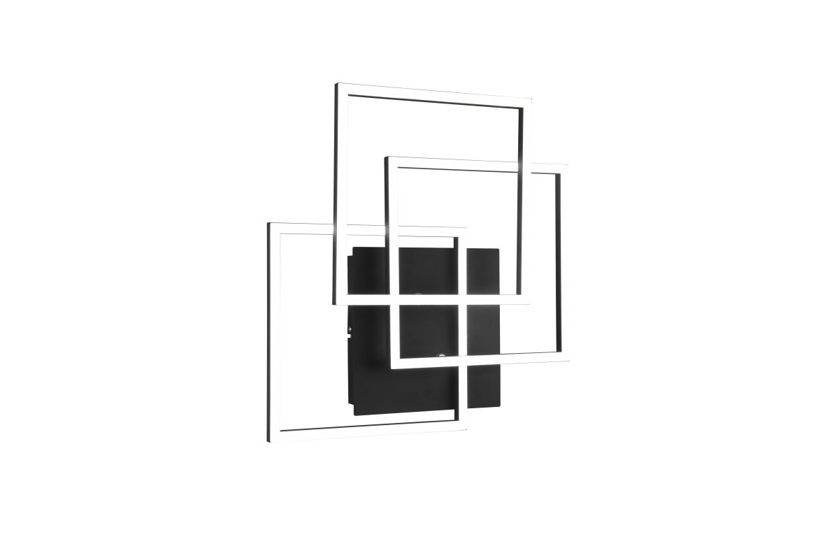 Mobile 42cm Schwarz deckenleuchte Von Trio Lighting - Mobile ist ein Lichtobjekt in geometrischen Formen, das ein stilvolles Statement an der Wand setzt.