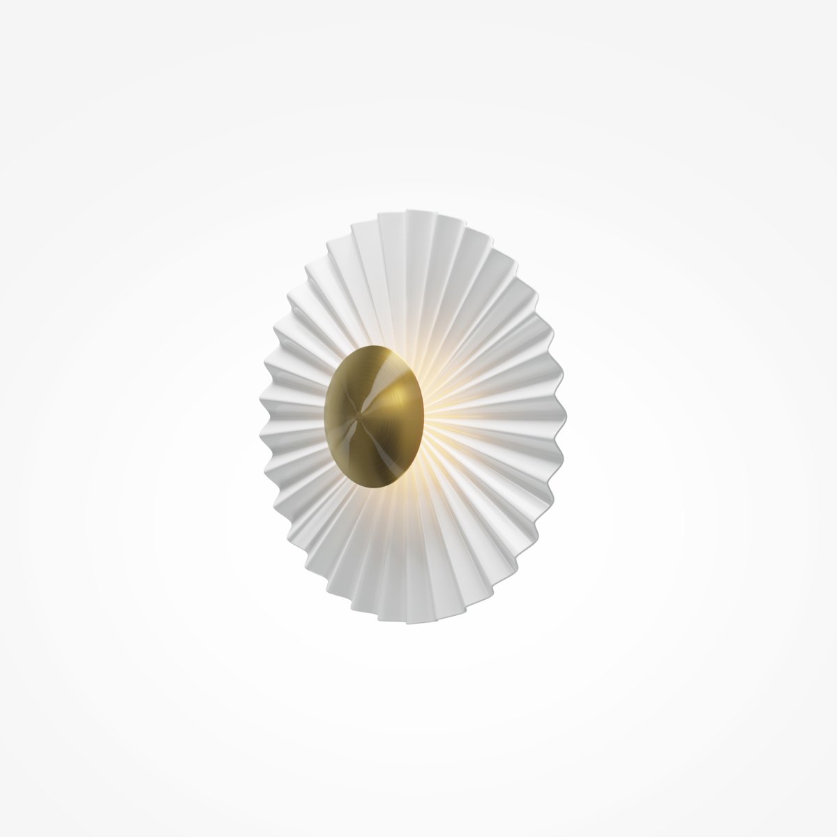 Fiore Ø30 Messing wandlampe Von Maytoni - Fiore ist eine elegante Wandleuchte, die mit ihren plissierten Details und dem anspruchsvollen Design von der Sch&ouml;nheit der Blumen inspiriert ist.
