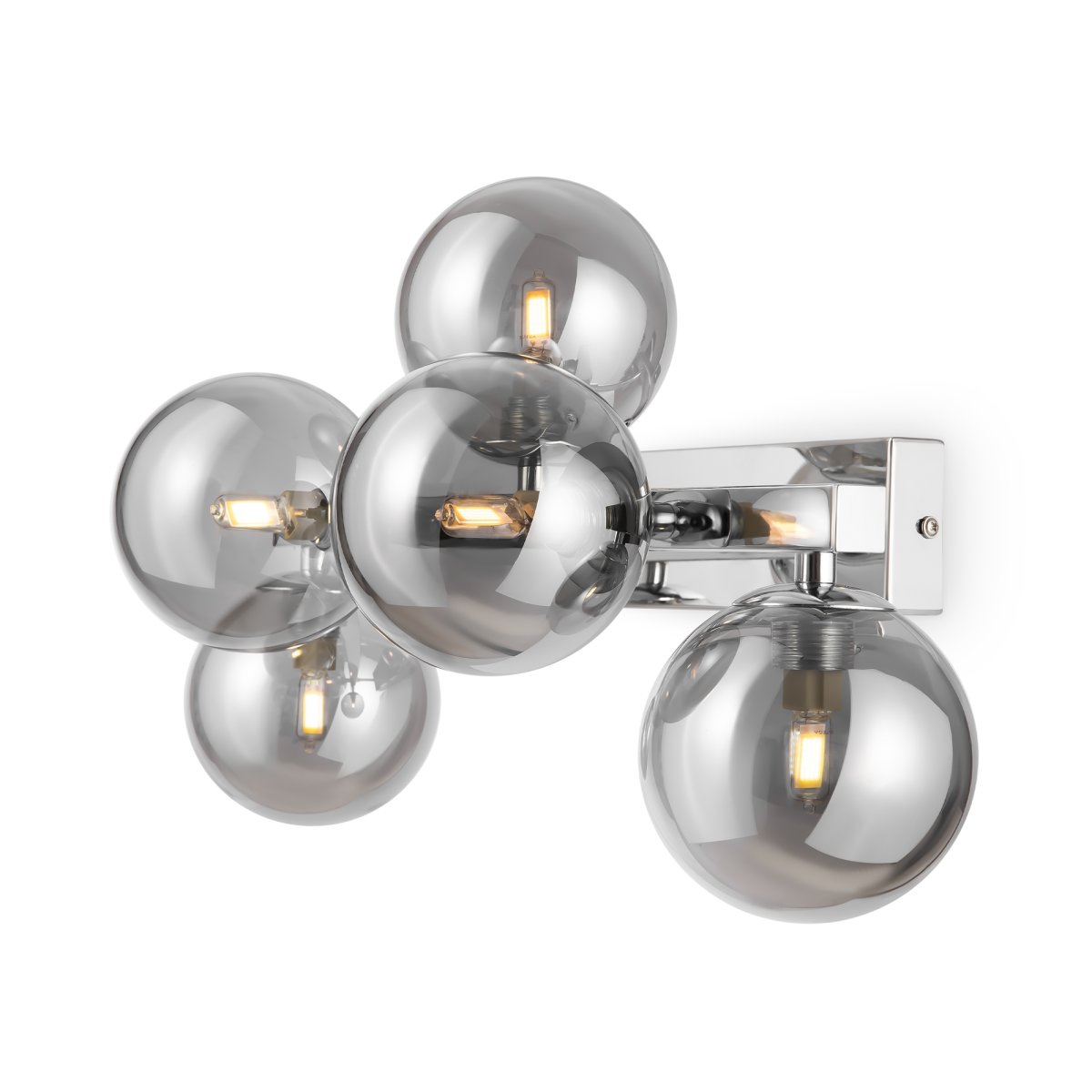 Dallas 40cm Chrom wandlampe Von Maytoni - Schaffen Sie eine elegante und einladende Atmosphäre mit Dallas, einer Leuchte, die Ihr Zuhause mit Klasse und Finesse erhellt.