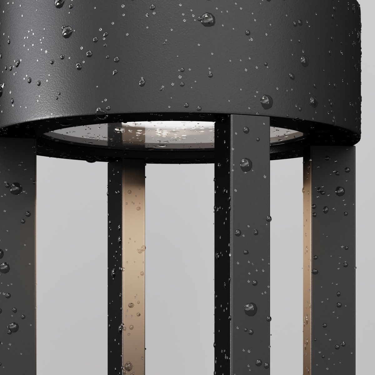 Vint 60cm Graphit pollarleuchten Von Maytoni - Mit der hohen Schutzart IP65 bietet die Lampe hervorragenden Schutz vor Staub und Feuchtigkeit und ist somit eine zuverl&auml;ssige L&ouml;sung f&uuml;r den ganzj&auml;hrigen Einsatz im Freien.