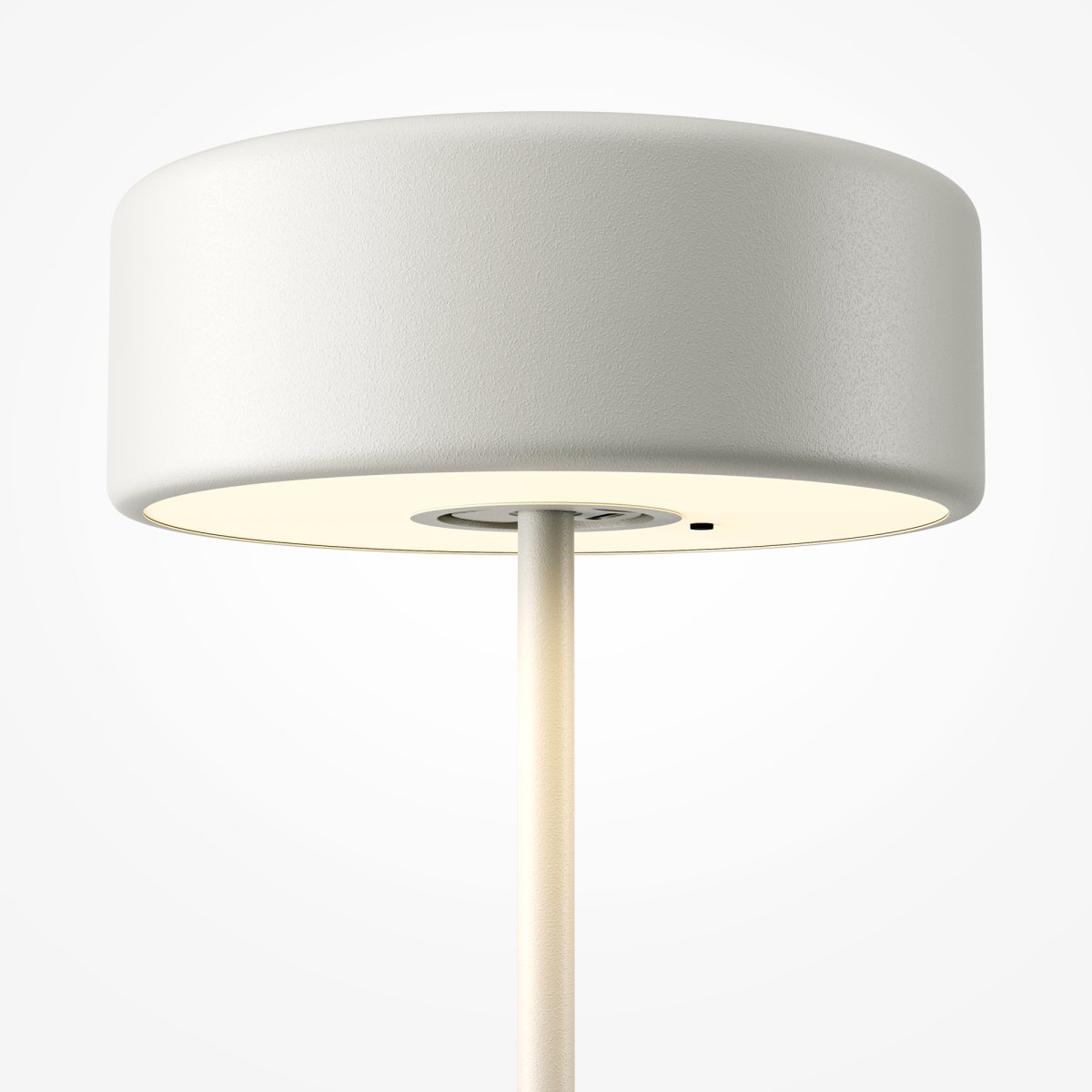 AI Collaboration 35cm Weiß tragbare Von Maytoni - Die Lampen verfügen über einen praktischen Touch-Schalter über dem Lampenschirm und sind tragbar mit einer Akkulaufzeit von bis zu 8 Stunden.