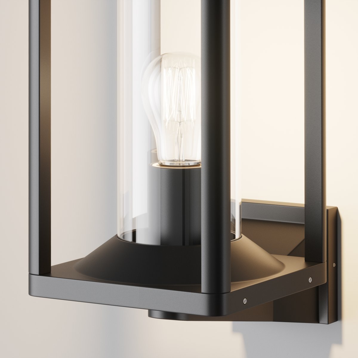 Cell Graphit außenlampe Von Maytoni - Mit seinem offenen Design und dem robusten Metallrahmen verbreitet es ein warmes und einladendes Licht, das sich perfekt für Innen- und Außenbereiche eignet.