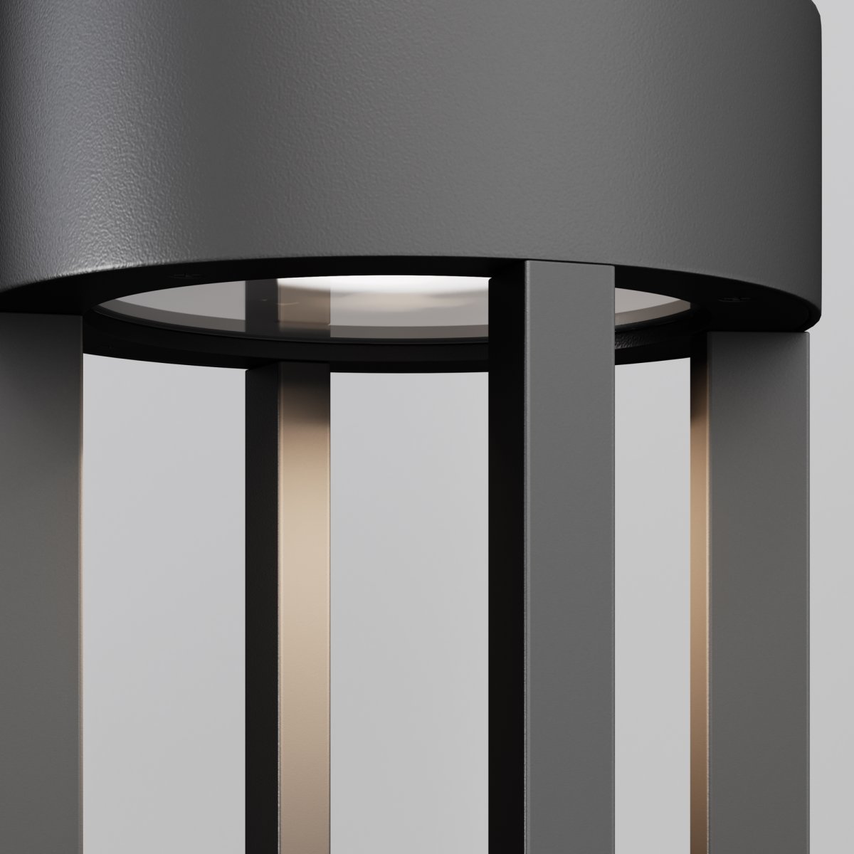 Vint 60cm Graphit pollarleuchten Von Maytoni - Mit der hohen Schutzart IP65 bietet die Lampe hervorragenden Schutz vor Staub und Feuchtigkeit und ist somit eine zuverl&auml;ssige L&ouml;sung f&uuml;r den ganzj&auml;hrigen Einsatz im Freien.