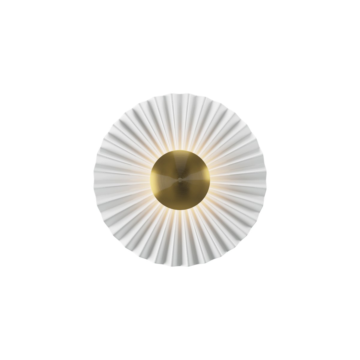 Fiore Ø30 Messing wandlampe Von Maytoni - Fiore ist eine elegante Wandleuchte, die mit ihren plissierten Details und dem anspruchsvollen Design von der Sch&ouml;nheit der Blumen inspiriert ist.
