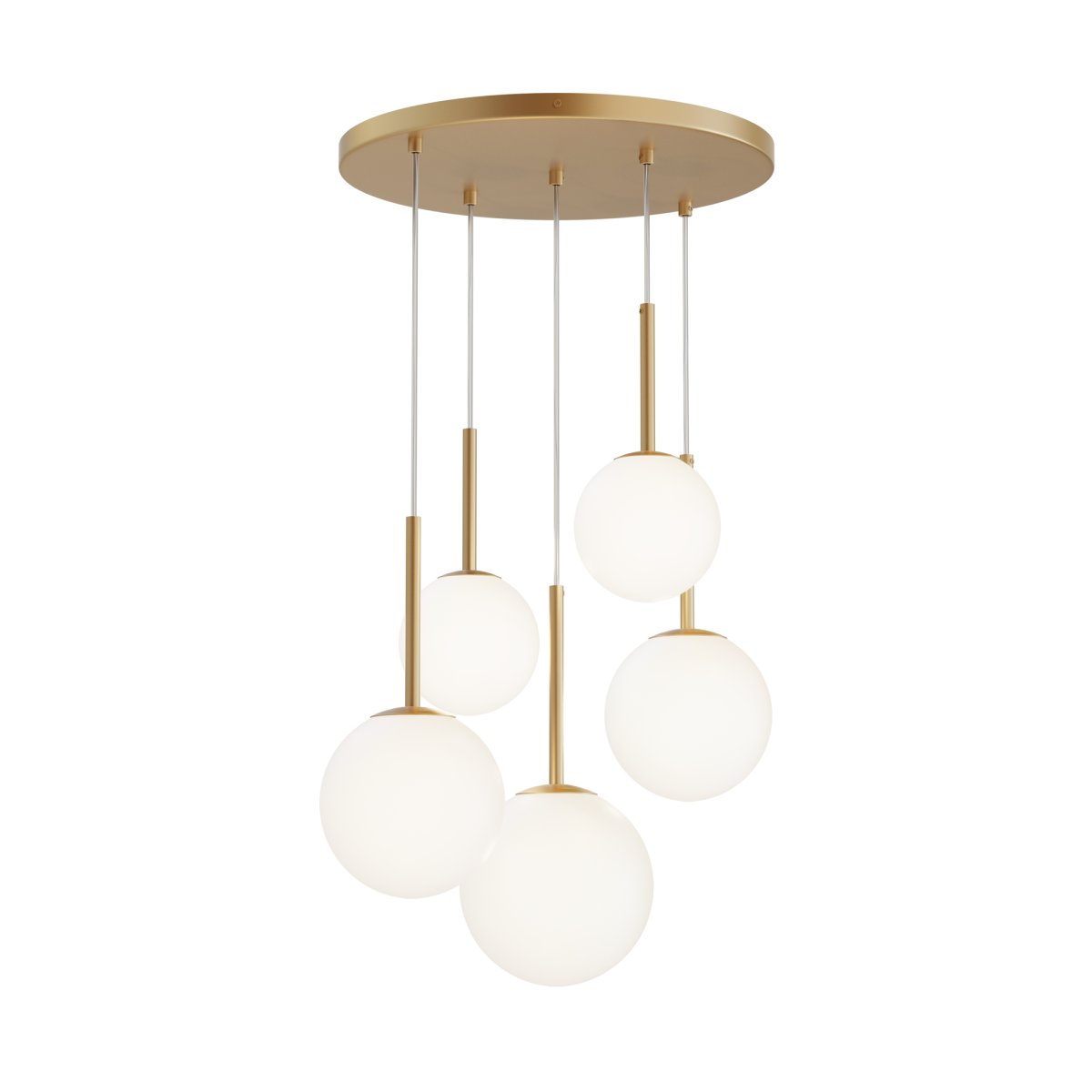 Basic form Ø58 Gold hängelampe Von Maytoni - Das hängende Design der Lampe sorgt für ein weiches und gleichmäßiges Licht, das die Atmosphäre verbessert und eine angenehme Stimmung erzeugt.