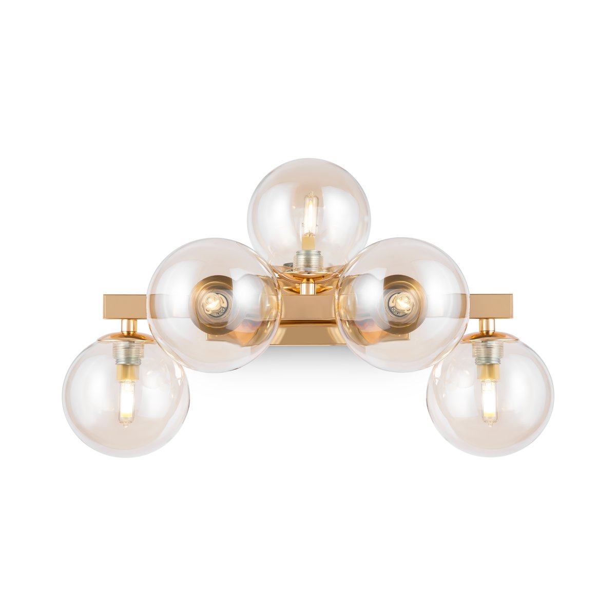 Dallas 40cm Gold wandlampe Von Maytoni - Schaffen Sie eine elegante und einladende Atmosphäre mit Dallas, einer Leuchte, die Ihr Zuhause mit Klasse und Finesse erhellt.