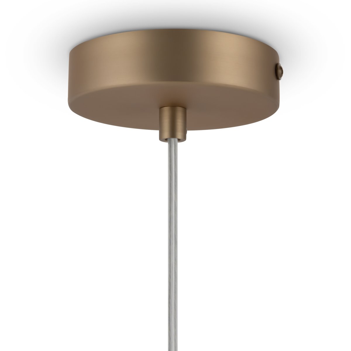 Basic form Ø18 Gold hängelampe Von Maytoni - Mit ihrer weichen Opalglaskugel und einem schlanken Metallgehäuse in Goldoptik spendet die Lampe ein schönes und angenehmes Licht, das sowohl in moderne als auch in klassische Einrichtungsstile perfekt passt.