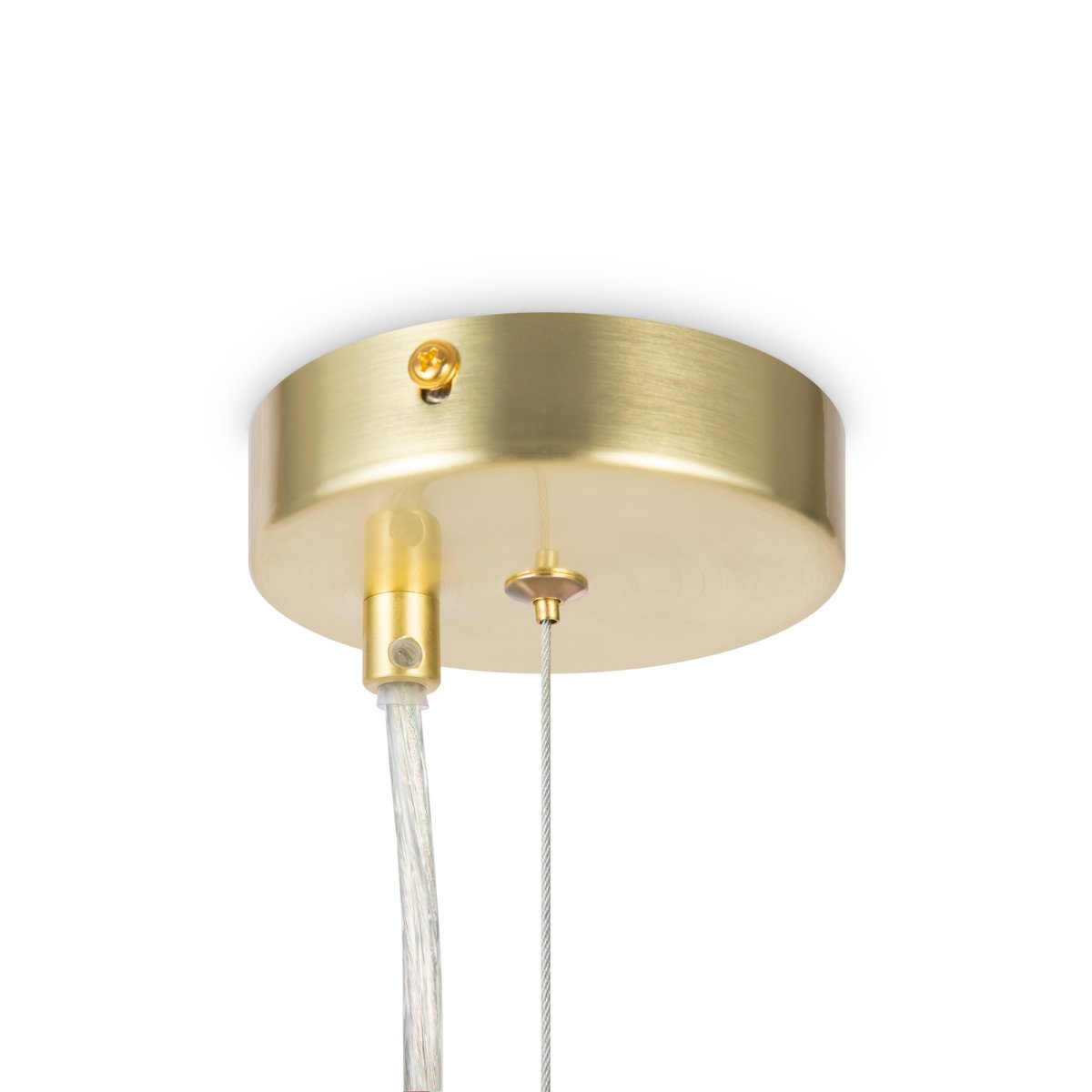 Dallas Ø30 Gold hängelampe Von Maytoni - Ihr einzigartiges Design mit runden Glaskuppeln in verschiedenen Richtungen erzeugt ein dramatisches und elegantes Lichtspiel, das den Raum mit Wärme und Charakter erfüllt.
