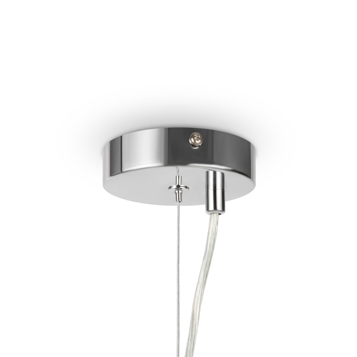 Dallas Ø30 Chrom hängelampe Von Maytoni - Ihr einzigartiges Design mit runden Glaskuppeln in verschiedenen Richtungen erzeugt ein dramatisches und elegantes Lichtspiel, das den Raum mit Wärme und Charakter erfüllt.
