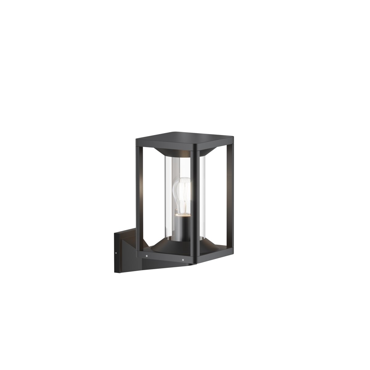 Cell Graphit außenlampe Von Maytoni - Mit seinem offenen Design und dem robusten Metallrahmen verbreitet es ein warmes und einladendes Licht, das sich perfekt für Innen- und Außenbereiche eignet.
