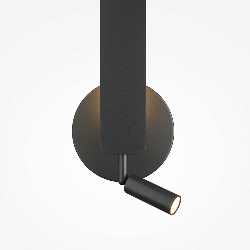 Combo 52cm Schwarz leselampe Von Maytoni - &Uuml;ber zwei separate Schalter k&ouml;nnen Sie die Lichter einzeln steuern und die Farbtemperatur von warmem bis kaltem Wei&szlig; einstellen.