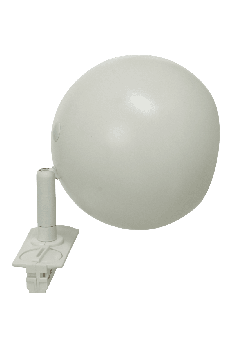 Ball spotlight Mattweiß Von Aneta Lighting - Der stilvolle und moderne Strahler Ball ist speziell für das Trackline-Schienensystem von Aneta entwickelt.