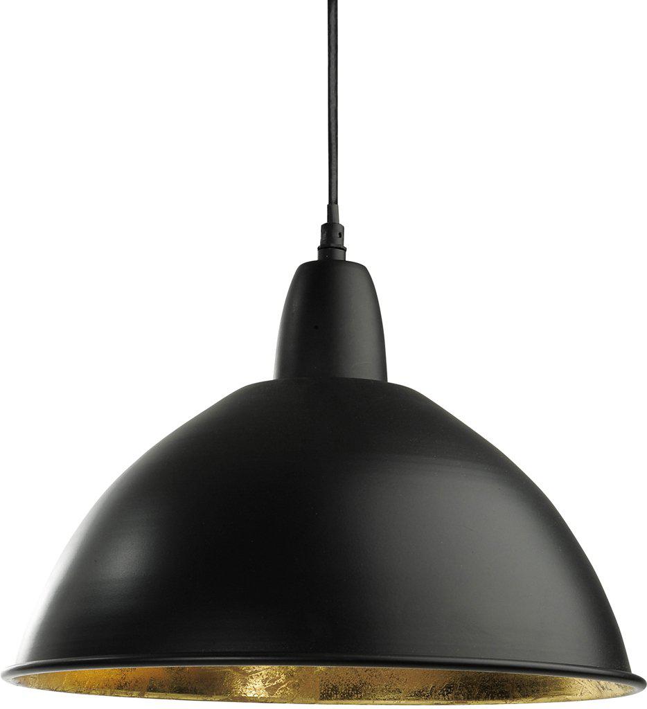 Classic Ø35 Schwarz hängelampe Von PR Home - 1,2 m langes schwarzes Kunststoffkabel mit Deckenbecher zur Hakenaufh&auml;ngung in der gleichen Farbe wie die Lampe.