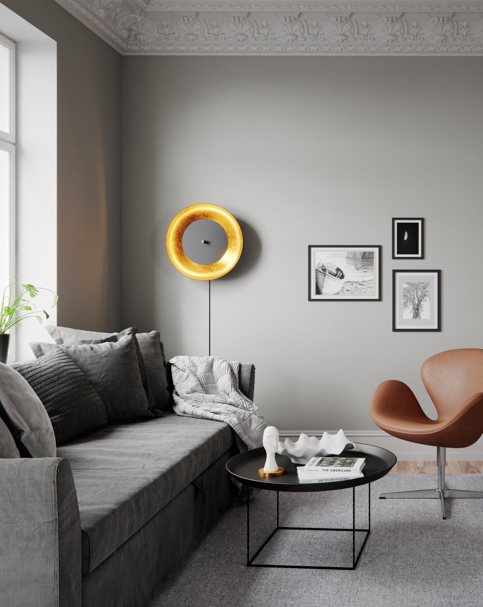 Shelby Ø50 Mattschwarz wandlampe Von By Rydéns - Die Shelby-Wandleuchte vereint nahtlos Form und Funktion und bietet sowohl praktische Beleuchtung als auch ein auffälliges künstlerisches Detail, das Ihren Wohnraum wirklich aufwerten wird.