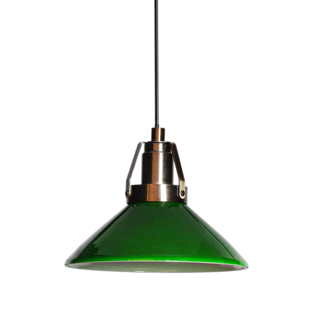 Schusterlampe Ø15 Grün fensterlampe Von Cottex - Eine stilvolle und zeitlose Leuchte, die eine angenehme Atmosph&auml;re am Fenster schafft.