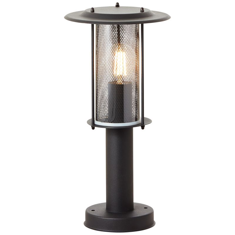 Detroit 40cm Schwarz pollarleuchten Von Brilliant - Dank ihrer neutralen Farbe passt Detroit in die meisten Umgebungen und wird zum eleganten Blickfang im Außenbereich.