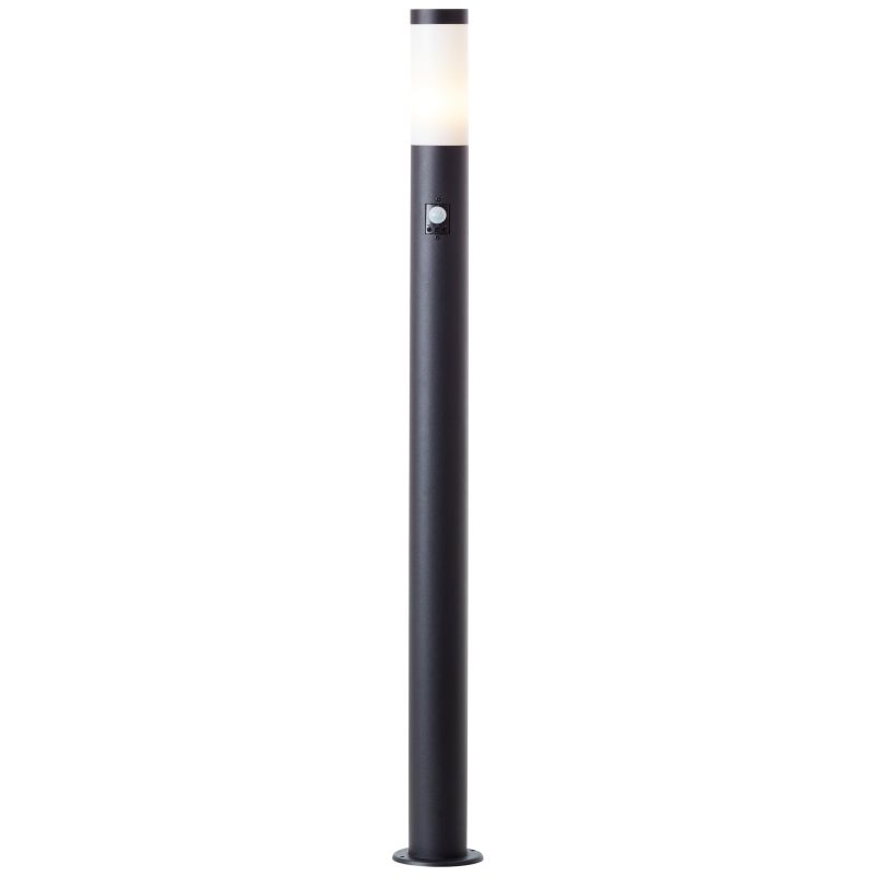 Dody 110cm Schwarz pollarleuchten Von Brilliant - Die Leuchte ist nach IP44 spritzwassergeschützt und somit perfekt für den Einsatz im Außenbereich auch in weniger geschützten Umgebungen geeignet.