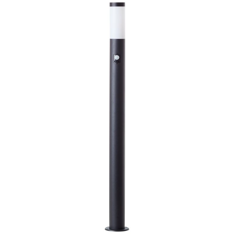 Dody 110cm Schwarz pollarleuchten Von Brilliant - Die Leuchte ist nach IP44 spritzwassergeschützt und somit perfekt für den Einsatz im Außenbereich auch in weniger geschützten Umgebungen geeignet.