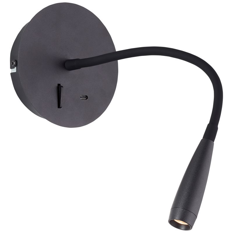 Jutta Schwarz leselampe Von Brilliant - Die Wandleuchte Jutta ist eine elegante Wahl, die gerichtetes und angenehmes Licht verbreitet.