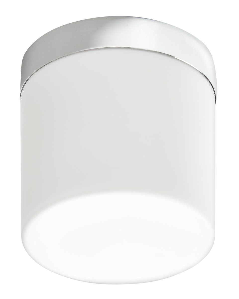 Utö Ø20 Krom badezimmerlampe Von Armaturhantverk - Den vita sk&auml;rmen skapar en bra och j&auml;mn ljusspridning i rummet.