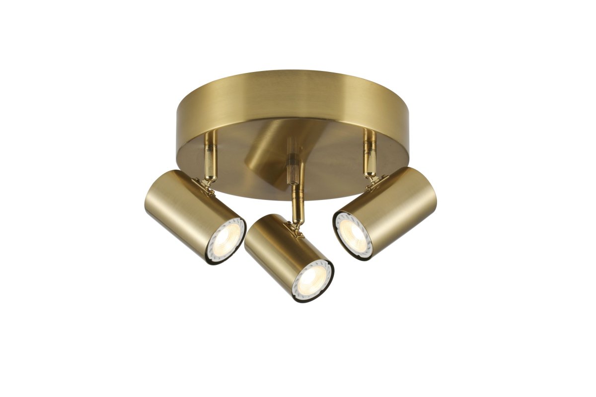 Zoombild von Omega 3 Messing spotlight Von Nordic Lighting - Platzieren Sie ihn im Flur, in der K&uuml;che oder im Schlafzimmer.