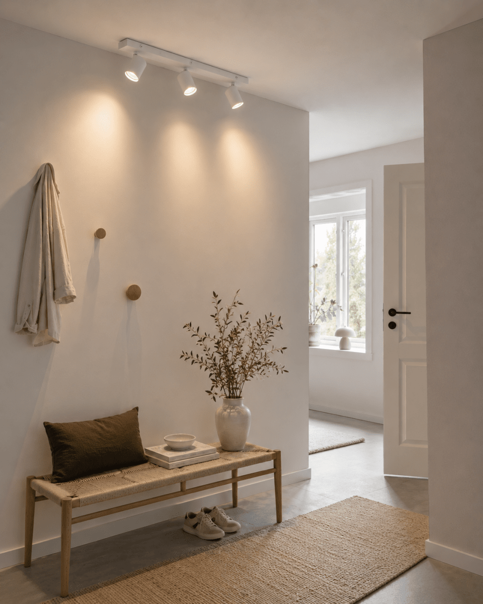 Crux 3 Weiß spotlight Von Nordic Lighting - Platzieren Sie ihn im Flur, in der K&uuml;che oder im Schlafzimmer.