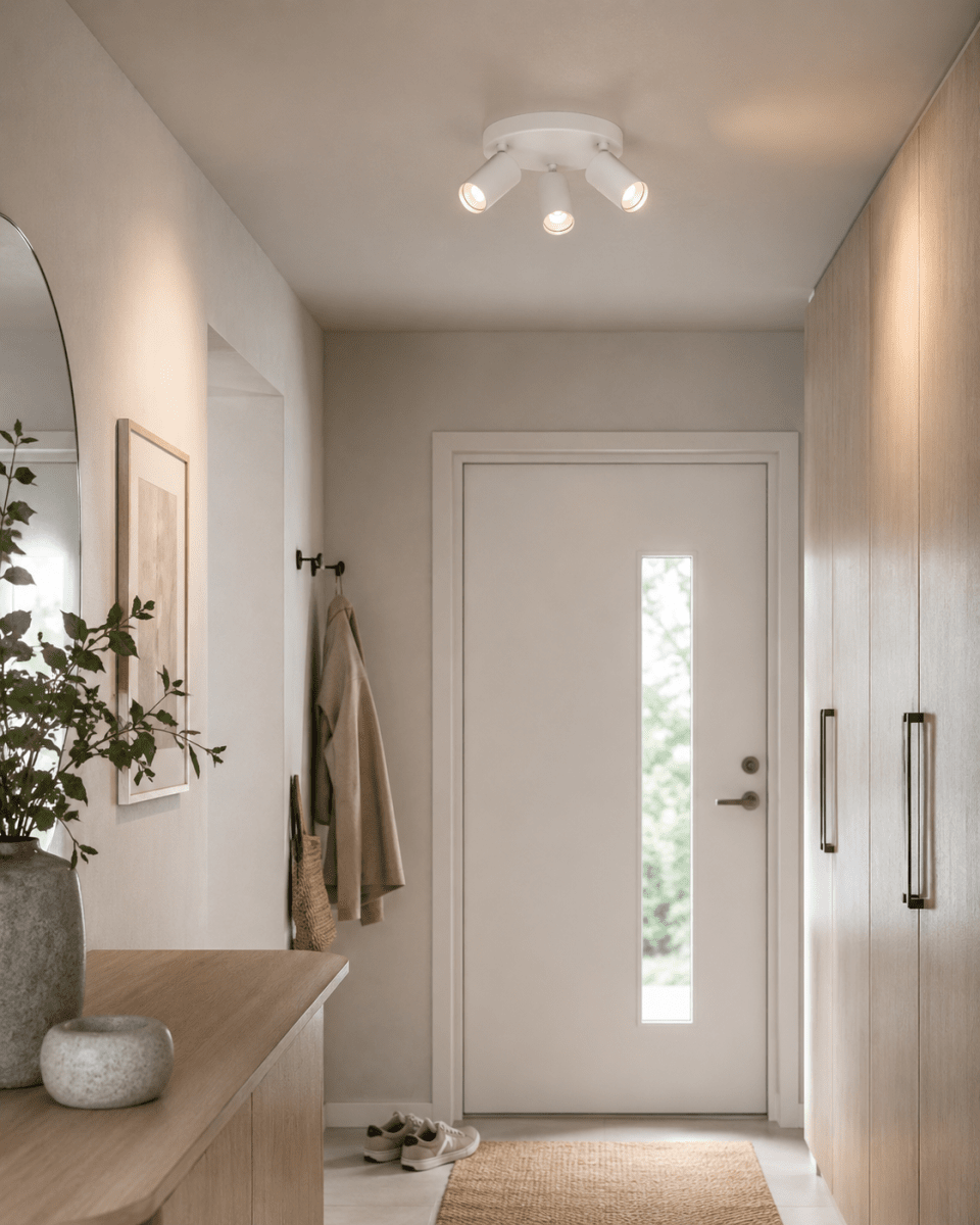 Crux 3 Weiß spotlight Von Nordic Lighting - Platzieren Sie ihn im Flur, in der K&uuml;che oder im Schlafzimmer.