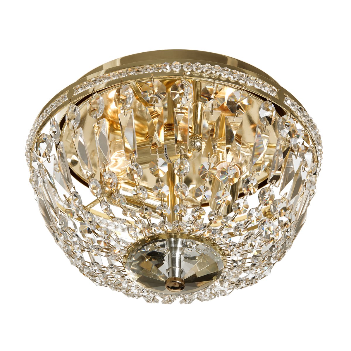 Adelsö Ø33 Messing badezimmerlampe Von Armaturhantverk - Der Rahmen in Messingoptik und das detaillierte Design dieser Deckenleuchte machen sie zu einem Blickfang, der Luxus und Funktion vereint.