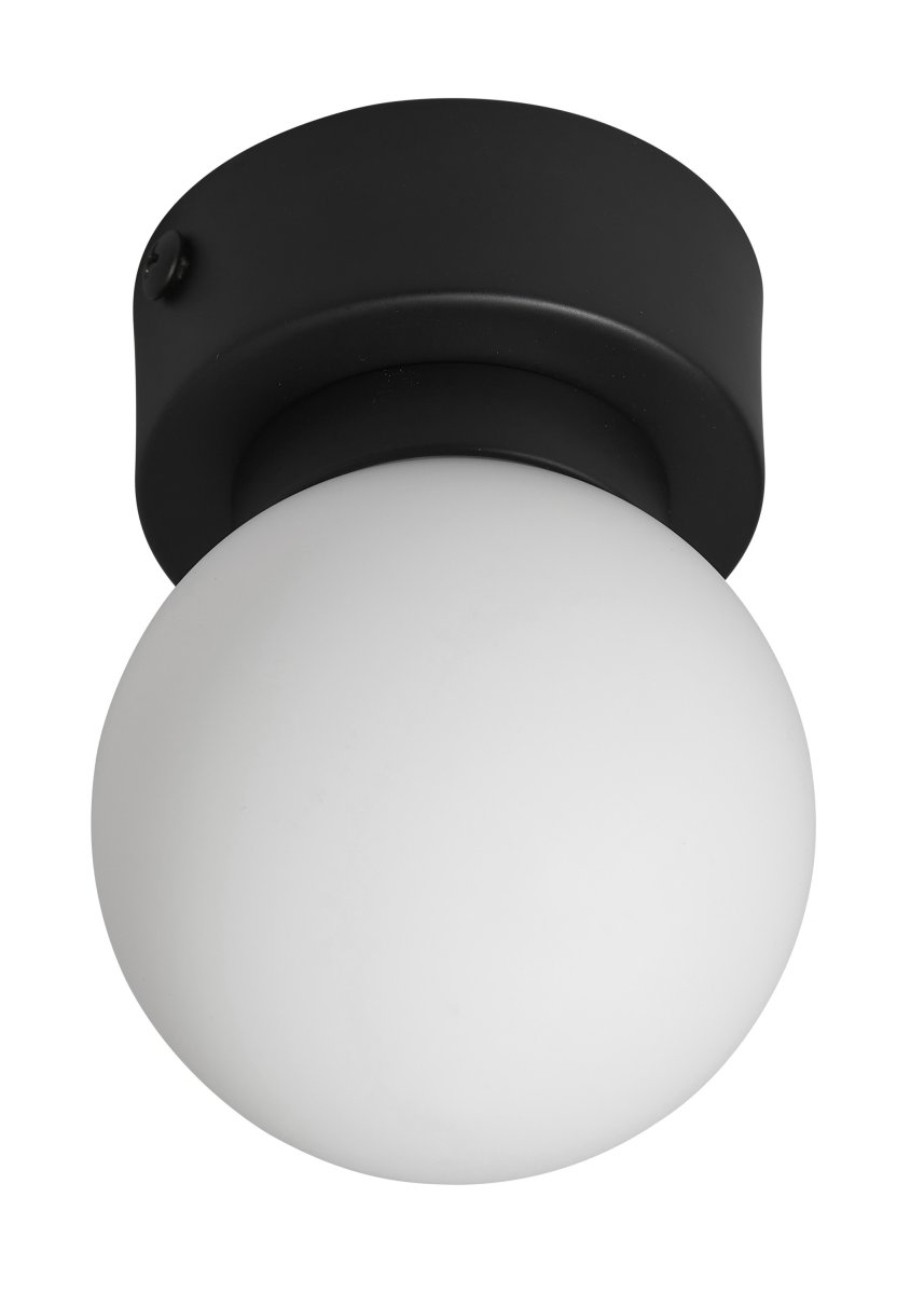 Sandhamn Ø7 Schwarz badezimmerlampe Von Armaturhantverk - Die schwarze Oberfl&auml;che sorgt f&uuml;r ein modernes und elegantes Aussehen, perfekt f&uuml;r Badezimmerumgebungen.