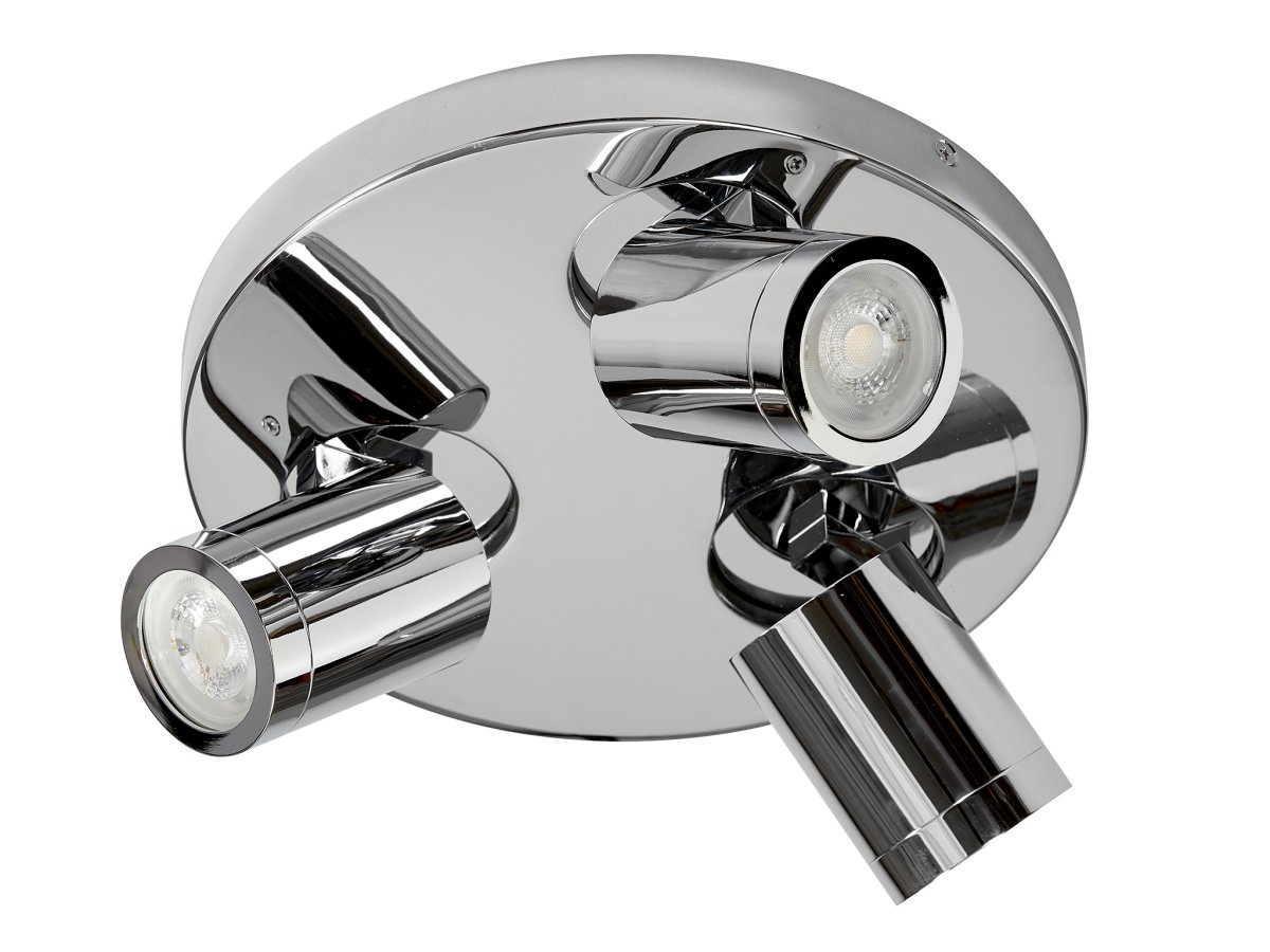 Torsö Ø22 Chrom badezimmerlampe Von Armaturhantverk - Der Strahler verf&uuml;gt &uuml;ber die Schutzart IP44, was bedeutet, dass er f&uuml;r feuchte Umgebungen sicher und langlebig ist.