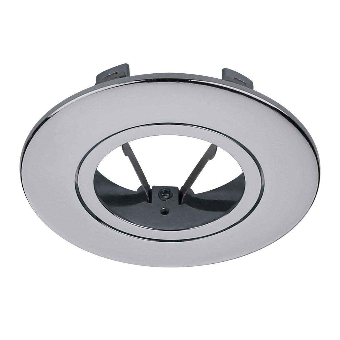 Tenny Dekorring Chrom Von Designlight - Diese gl&auml;nzende Chrom-Dekorblende erm&ouml;glicht den Austausch der Front der &bdquo;Tenny&ldquo;-Leuchte.