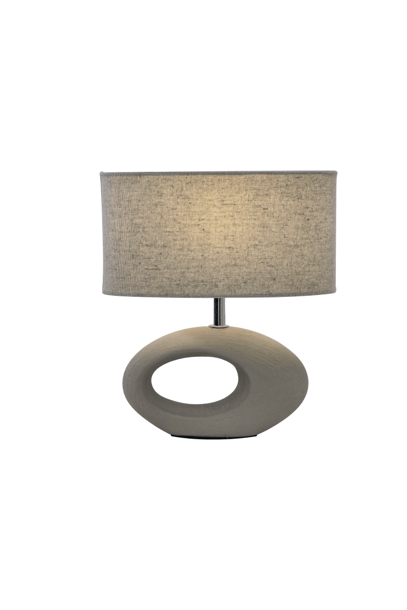 Olina 24cm Braun tischlampe Von Aneta Lighting - Olina ist eine vielseitige Tischleuchte, die auf dem Nachttisch, dem Schreibtisch oder im Fenster platziert werden kann und eine warme und einladende Atmosphäre im Raum schafft.